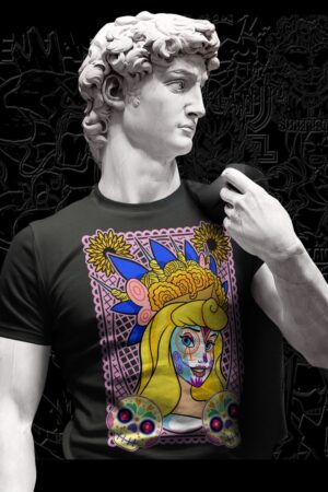 Playera catrina princesa diseño 6