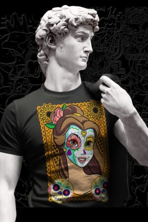 Playera catrina princesa diseño 7