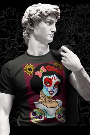 Playera catrina princesa diseño 8