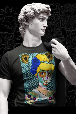 Playera catrina princesa diseño 9
