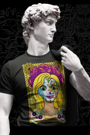 Playera catrina princesa diseño 2