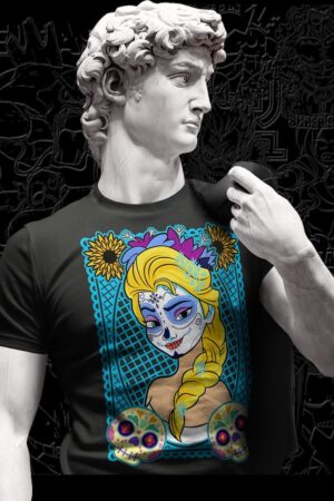 Playera catrina princesa diseño 4