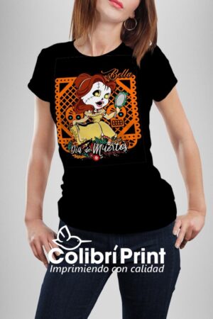 Playera princesa Bella catrina