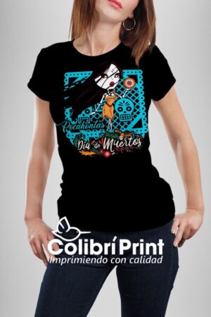 Playera princesa Pocahontas catrina