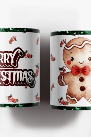 Taza muñeco de Jengibre diseño 2