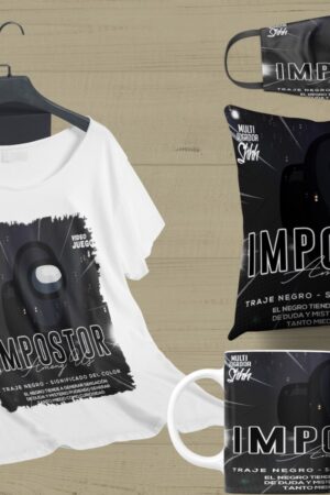 Combo Among Us Negro