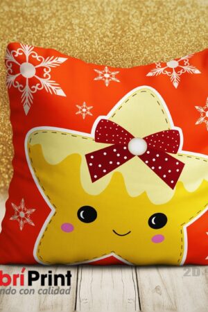 Cojín Navidad Diseño de Estrella