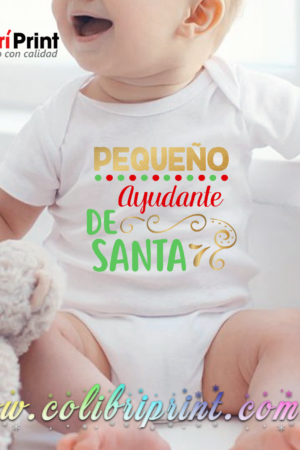 Pañalero Navideño "Pequeño ayudante de Santa"