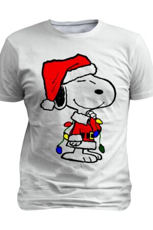 Playera Navidad Snoopy Diseño 3