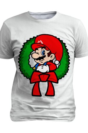 Playera Navidad Mario
