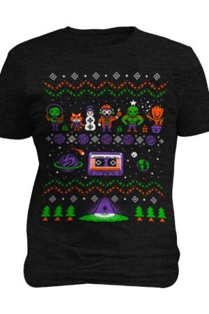 Playera Navidad Arcade Muñequitos