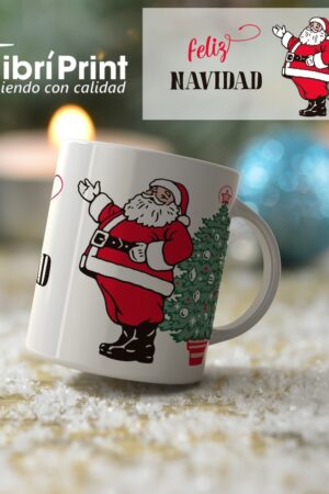 Taza Navidad Diseño 8 Santa Claus