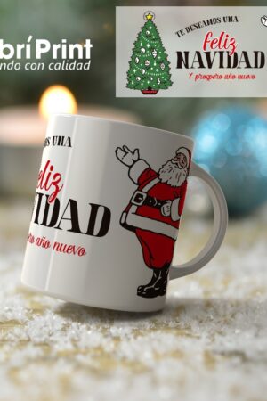 Taza Navidad Diseño 3 Santa Claus