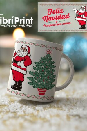 Taza Navidad Diseño 4 Santa Claus