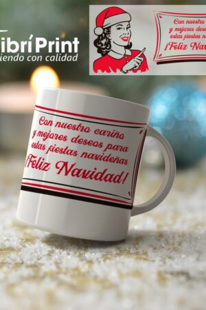 Taza Feliz Navidad Sra. Claus