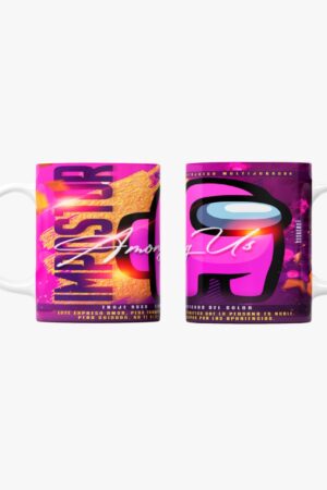 Taza Among Us Rosa