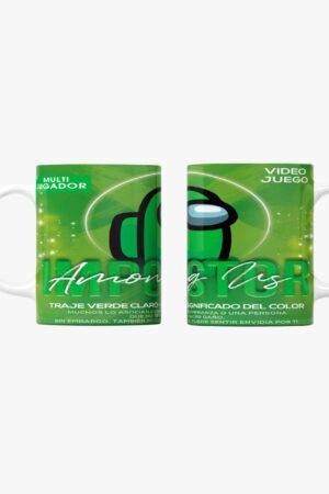 Taza Among Us Verde