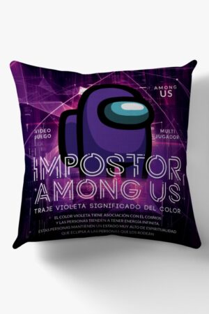 Cojín Among Us Morado