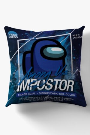 Cojín Among Us Azul