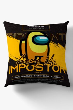 Cojín Among Us Amarillo