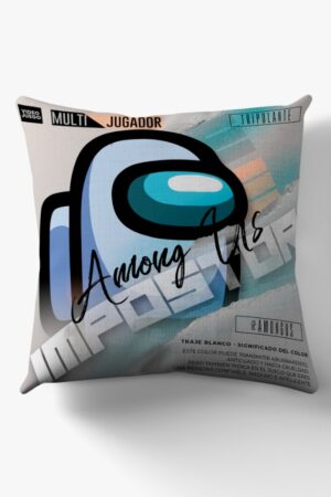 Cojín Among Us Blanco