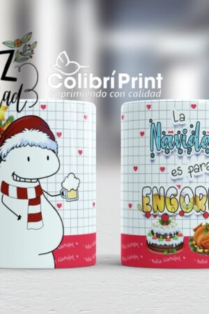 Taza Navideña Flork Gordito