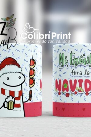 Taza Navideña Flork Borrachito