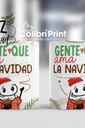 Taza Navideña Flork Gente Que Ama La Navidad