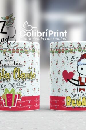 Taza Navideña Flork "Soy Tu Mejor Regalo"