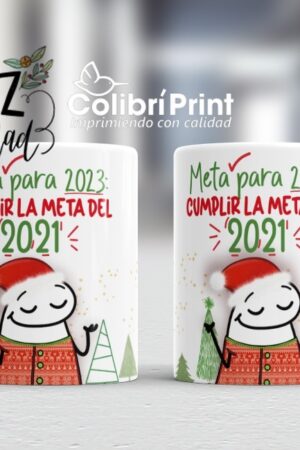 Taza Navideña Flork "Meta para el 2023"