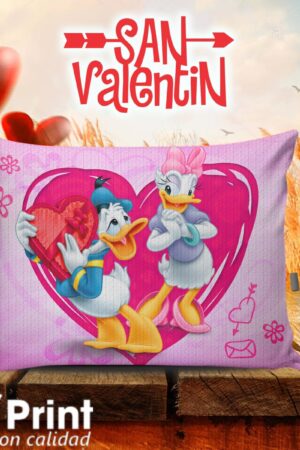 Cojín de Donald y Daisy , Amor y Amistad