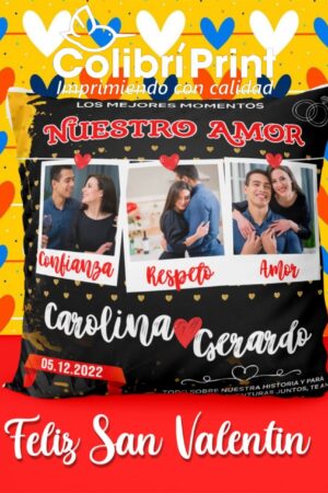Cojín "Nuestro amor"