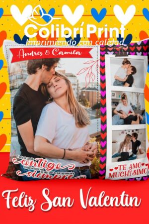 Cojín "Te amo mucho amor"