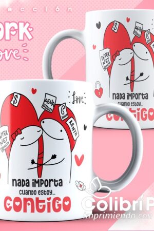 Taza Flork de Amor "Nada importa cuando estoy contigo"