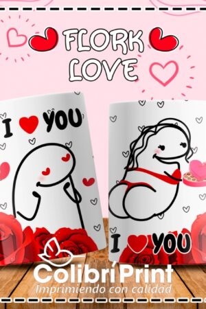 Taza Flork Love "I Love You"