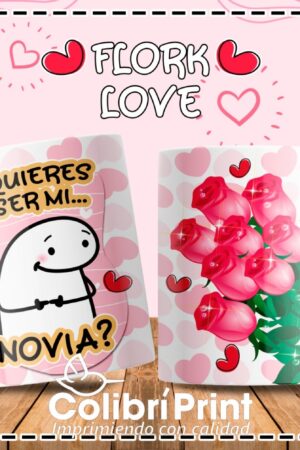 Taza Flork Love "Quieres ser mi novia?"