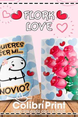 Taza Flork Love "Quieres ser mi novio?"