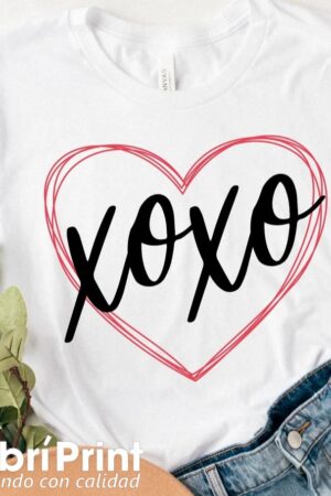 Playera San Valentín XOXO