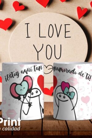 Taza Flork "Estoy tan enamorado de ti"