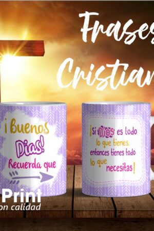 Taza Frases Cristianas Diseño 2