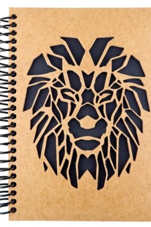 Libreta Media Carta Pastas Mdf - Personalizada Grabado Laser