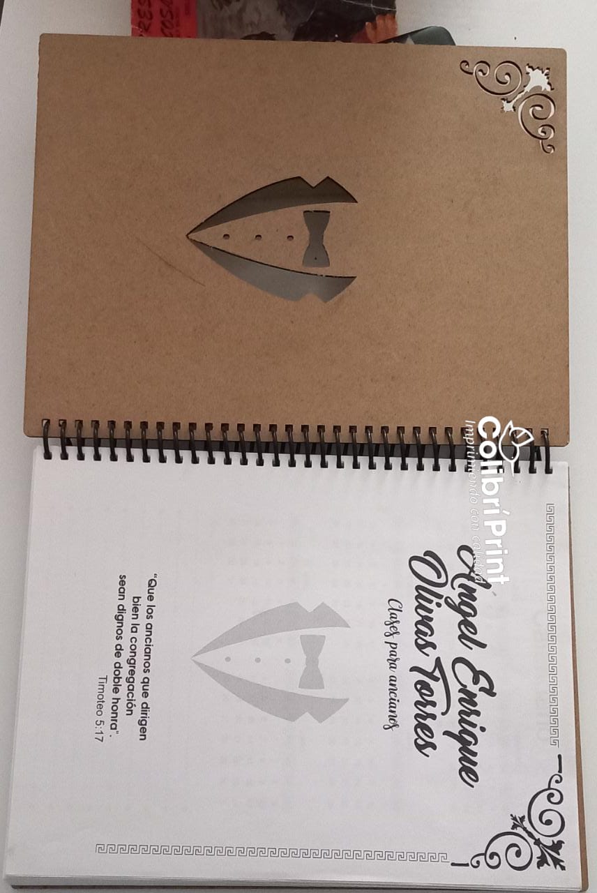 Libreta Personalizada Pastas mdf