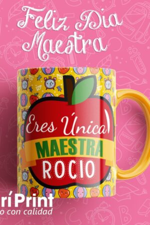 Taza para maestra "Eres unica maestra..."