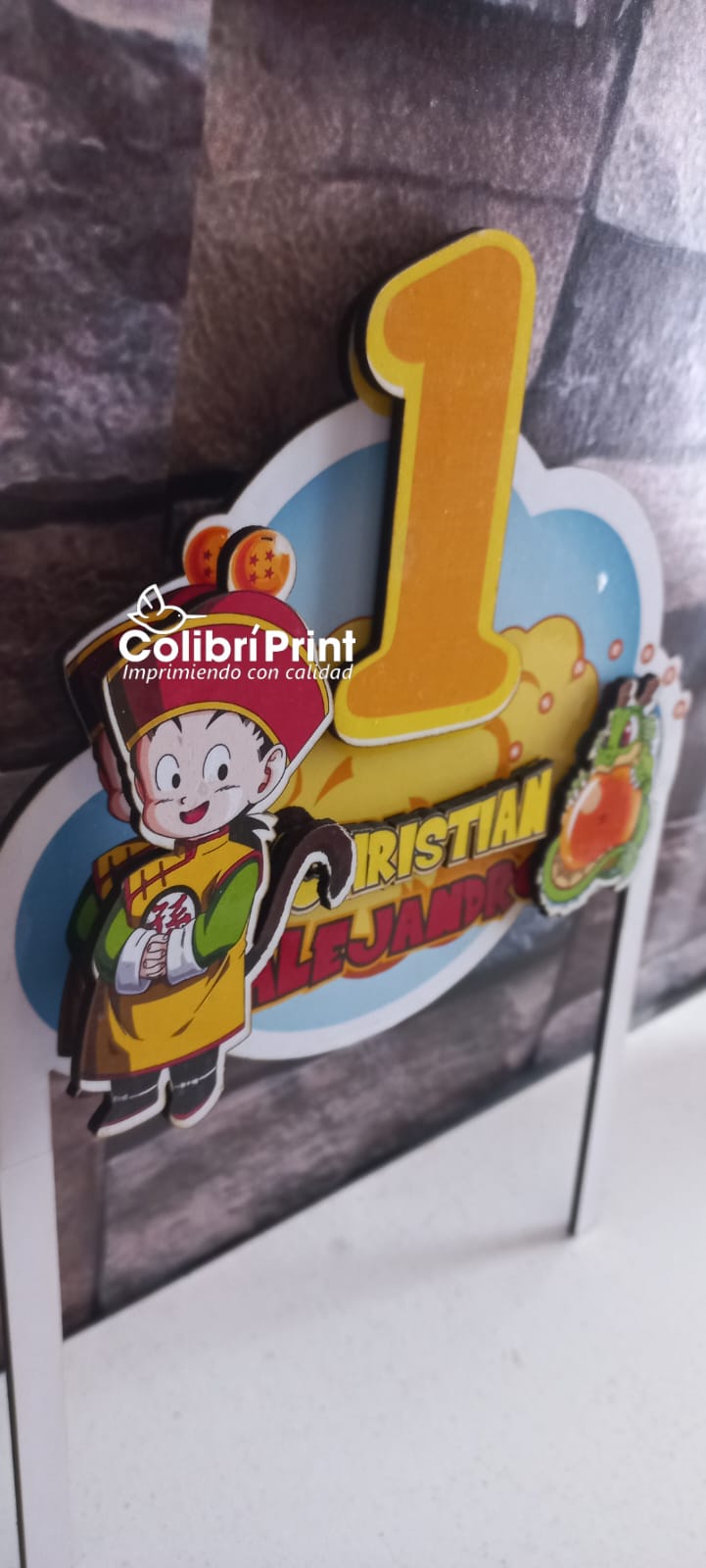 Topper para pastel persinalizado