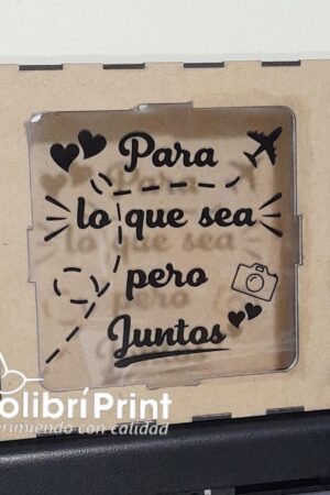 Alcancía "Para lo que sea pero Juntos"