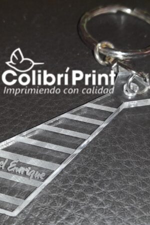 Llavero Corbata de Acrilico