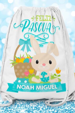 Morralito de pascua conejito