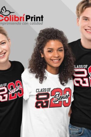 Playera negra para graduación