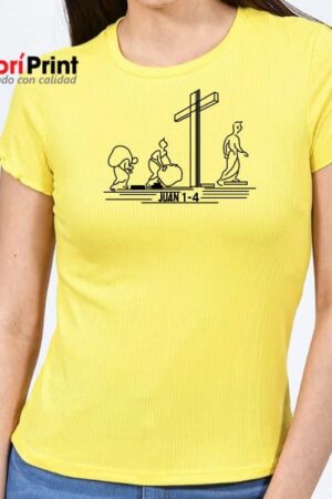 Playera Amarilla Cristo