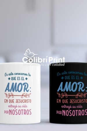 Taza Duo "En esto conocemos lo que es el amor..."